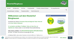 Desktop Screenshot of klosterbauer.de
